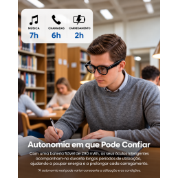 G5 AI Smart Glasses with 8MP Camera + Translator Smart glasses with AI, 8MP camera, real-time translation, Bluetooth 5.4, Wi-Fi, calls, music, and 3 interchangeable lenses.