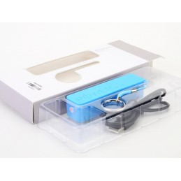 Evita quedarte sin batería gracias a este Cargador Portátil Power Bank de 2600 mAh de alta capacidad.