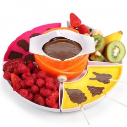 Full chocolate fondue is an excellent way to entertain your friends, especially those who can't do without chocolate