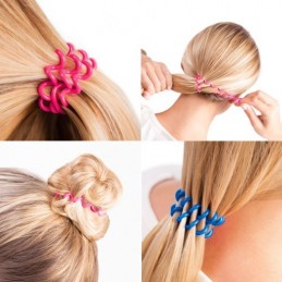 Bobble elastic es un elástico para todo tipo de cabello, que no marca, no tira, no daña y no resbala.