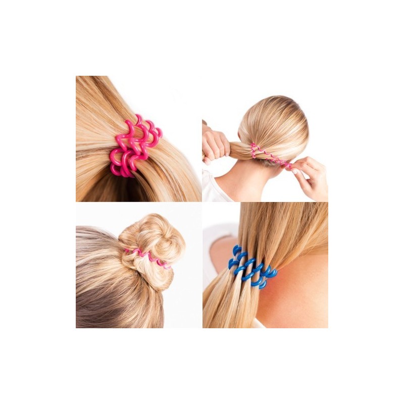 Bobble elastic is an elastic for all hair types, which does not mark, does not pull, does not damage and does not slip.