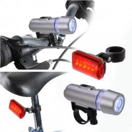 LED Bicycle Light Kit - headlight and stop