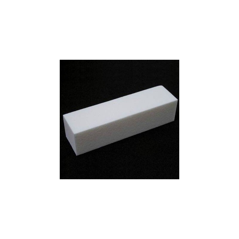 White nail polish block - pack 2
