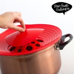 Tampa de Silicone - Cozinha a Vapor e Evita Salpicos