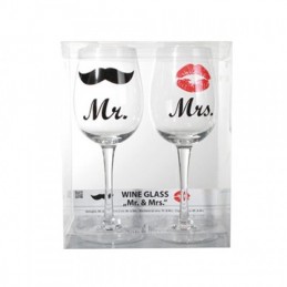 Las copas de vino Mr and Mrs son un regalo fantástico para el día de San Valentín, cumpleaños, bodas o cualquier ocasión especial.