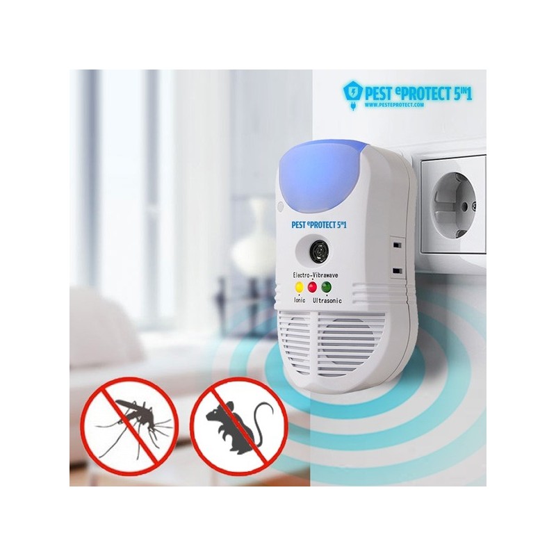 Repelente de insectos y roedores: un repelente eficaz crea un escudo protector contra plagas para mantener el hogar libre de roedores e insectos.
