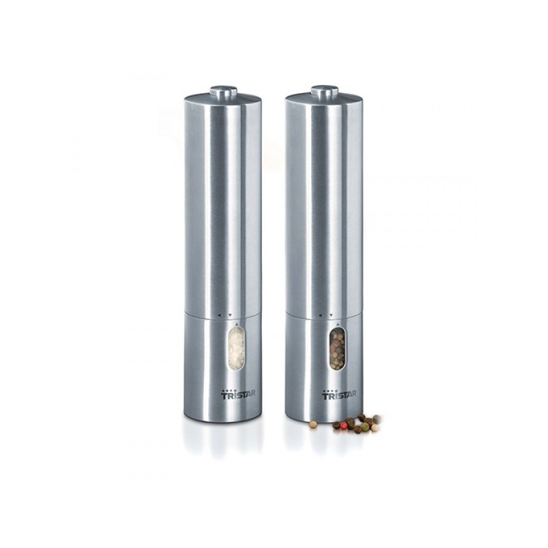 Molinillo de especias eléctrico - Paquete de 2 Molinillo de Especias Eléctrico - pack de 2, combina con una mesa elegante con un sabor refinado, las especias frescas son el toque especial de cualquier receta