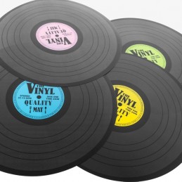 Naperon sotto forma di disco in vinile