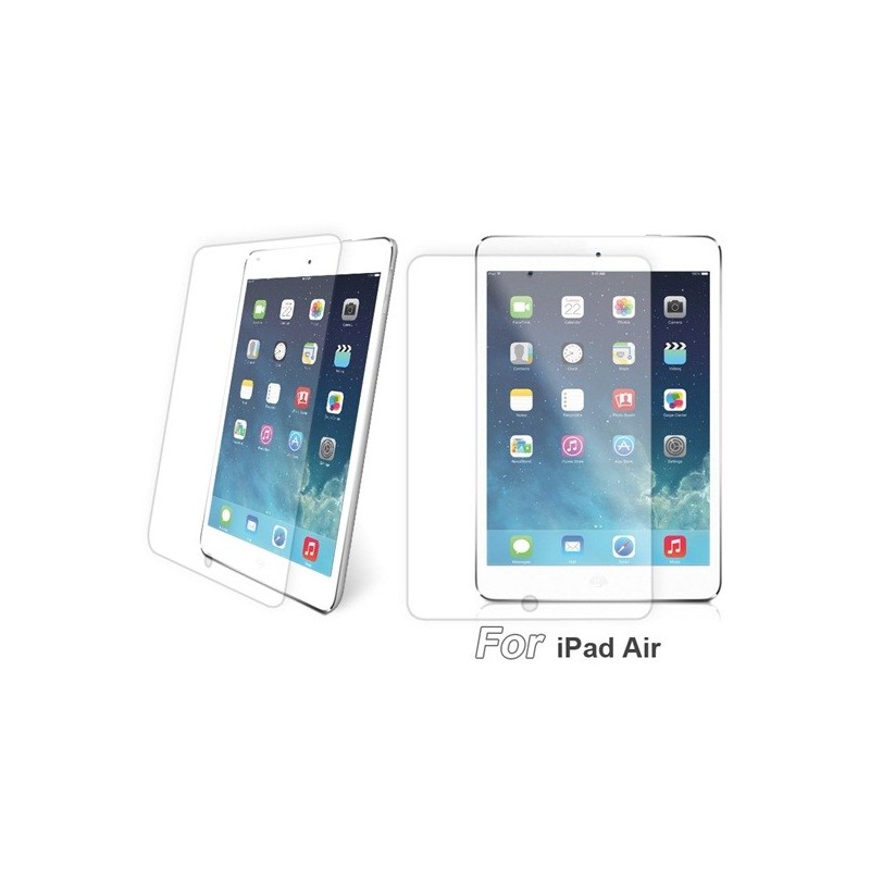 Special Tempered Glass Film for Apple iPad Air, to protect the screen, it is made of tempered glass, 9x more resistant than common glass