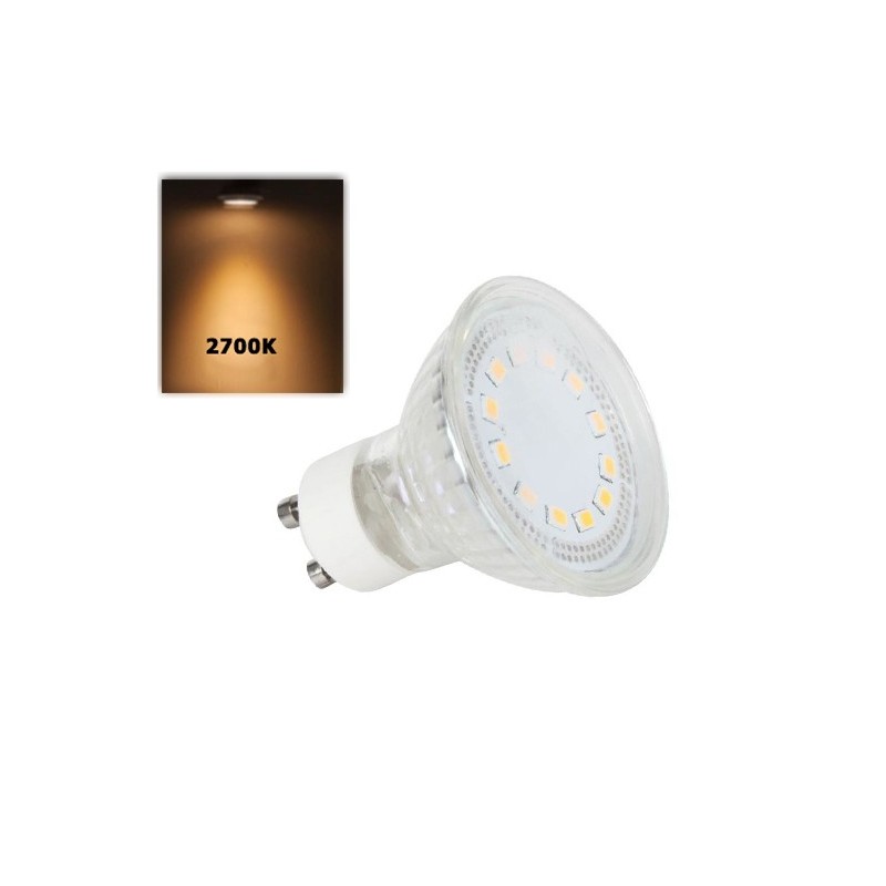 Bombilla LED GU10 5W Luz Cálida 380LM 220V