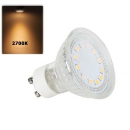 Ampoule LED GU10 4W Lumière Chaude 300LM 220V
