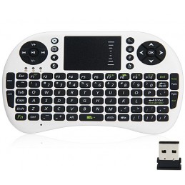 Mini clavier avec souris pour Smart TV – Android Box – Xbox – Playstation – Windows, design portable ergonomique facile à transporter et à manipuler.