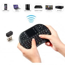 Mini-Tastatur mit Maus für Smart TV – Android Box – Xbox – Playstation – Windows, ergonomisches Handheld-Design ist einfach zu tragen und zu handhaben.