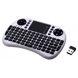 Mini clavier avec souris pour Smart TV – Android Box – Xbox – Playstation – Windows, design portable ergonomique facile à transporter et à manipuler.