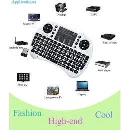 Mini Keyboard with Mouse for Smart TV - Android Box - Xbox - Playstation - Windows, ergonomic handheld design is easy to carry and handle.