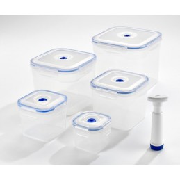 Tupperwares com Sistema Inteligente de vácuo - Pack de 5