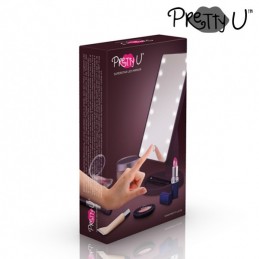 Espelho LED Pretty U, um espelho de mesa muito útil e com bastante iluminação para que não lhe escape nenhum detalhe!