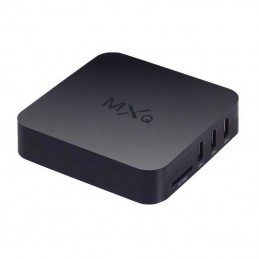 TV-Box mit Android-System 7.1.2 MXQ 4K Ultra HD – 2 GB RAM. Verwandeln Sie Ihren Fernseher in einen Smart-TV mit integriertem Kodi-System.