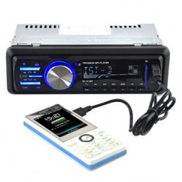 Auto Rádio - Com entrada USB e SD, Com Bluetooth, Função Mãos Livres, Comando à Distância