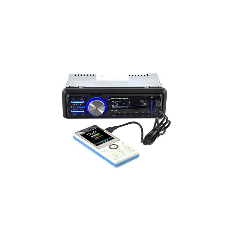 Autoradio - Avec entrée USB et SD, Avec Bluetooth, Fonction mains libres, Télécommande