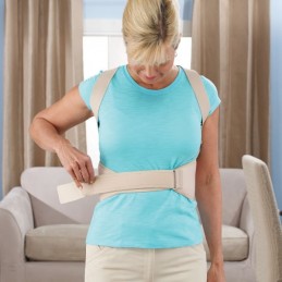 Corretor de Postura Magnético corrige a postura, com ímanes estrategicamente colocados que ajudam a melhorar a circulação e reduzir a dor e o desconforto