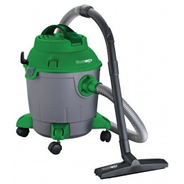 Powervac vacuum cleaner sucks solids and liquids, with 1200 W of power, Hepa Filter, with blow and self-cleaning function and capacity of 18 liters.
