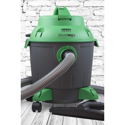 Aspirateur Powervac aspire des solides et des liquides, avec 1200 W de puissance, filtre Hepa, avec fonction soufflage et autonettoyant et capacité de 18 litres.