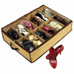 A Shoe Organizer that allows you to organize up to 10 pairs of shoes, is ideal for making the most of space in your home