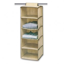 Organizador de Roupa vertical e Perdurável - 5 Divisórias, Organize o seu guarda-fatos como quiser, com toda a facilidade!