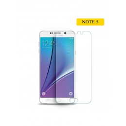 Spezielle gehärtete Glasfolie für das Samsung Galaxy Note 5. Zum Schutz des Bildschirms besteht sie aus gehärtetem Glas und ist 9x widerstandsfähiger als herkömmliches Glas