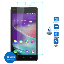 Esta Película de Vidrio Templado Especial para Wiko Rainbow Lite, para proteger la pantalla, está hecha de vidrio templado, 9 veces más resistente que el vidrio común.