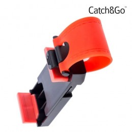 Very easy to install on the steering wheel, this support allows quick access to various functions such as hands-free, answering calls or using the GPS