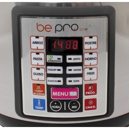 Appareil de cuisine programmable, vous pouvez cuisiner de manière infinie : rôtir, griller, cuire à la vapeur, frire, faire sauter, préparer des soupes, des pâtes, du riz et réchauffer