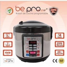 Appareil de cuisine programmable, vous pouvez cuisiner de manière infinie : rôtir, griller, cuire à la vapeur, frire, faire sauter, préparer des soupes, des pâtes, du riz et réchauffer