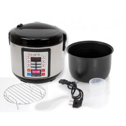 Appareil de cuisine programmable, vous pouvez cuisiner de manière infinie : rôtir, griller, cuire à la vapeur, frire, faire sauter, préparer des soupes, des pâtes, du riz et réchauffer