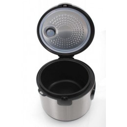Programmable kitchen appliance, you can cook in infinite ways: roast, grill, steam, fry, sauté, make soups, pasta, rice and reheat