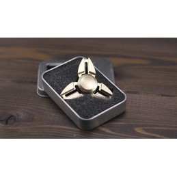 Fidget Spinner Deluxe – Aluminum is a palm-sized Anti-Stress device, Perfect for all ages!