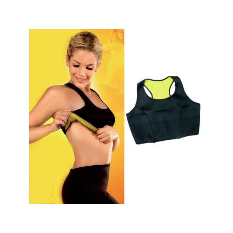 Sauna Effect Training Top en neotex es ideal para ayudar a reducir la cintura y perder calorías, ya que contribuye al calentamiento corporal.