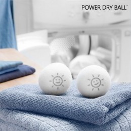 Bolas de lã para máquina de secar roupa, consegue uma secagem mais rápida, roupa menos engelhadas e mais suaves, reduzindo também a electricidade estática