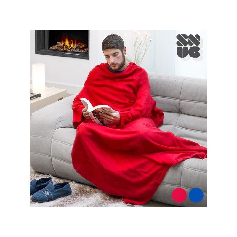 Decke mit extra weichen Ärmeln, entdecken Sie diese super originelle und super praktische Decke, die Ihren gesamten Körper warm hält.