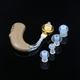 HP Rechargeable Sound Amplifier - 118 is a hearing aid with a discreet design perfect for hearing everything more clearly