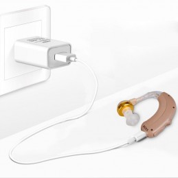 HP Rechargeable Sound Amplifier - 118 is a hearing aid with a discreet design perfect for hearing everything more clearly