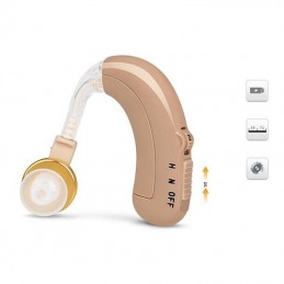 HP Rechargeable Sound Amplifier - 118 is a hearing aid with a discreet design perfect for hearing everything more clearly