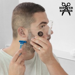 Moule à barbe avec peignes de rasage, Grâce à son design exclusif, il s'adapte à la forme du visage, obtenant une barbe symétrique et parfaite
