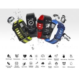 Smartwatch F4-Armband mit Bluetooth 4.0 – IP68 wasserdicht, haben Sie alle Funktionen Ihres Smartphones – Android oder iPhone am Handgelenk.