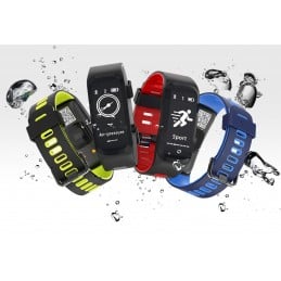 Bracelete Smartwatch F4 com Bluetooth 4.0 - IP68 à prova d’água, tenha todas as funcionalidades do seu Smartphone - Android ou Iphone no seu pulso.