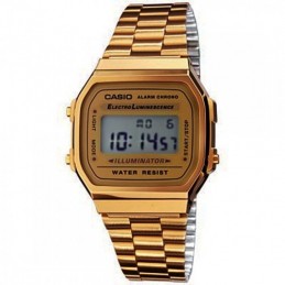 Casio Retro-Uhr – Gold, die elegante Unisex-Golduhr, die in den 90er Jahren für Aufsehen sorgte.