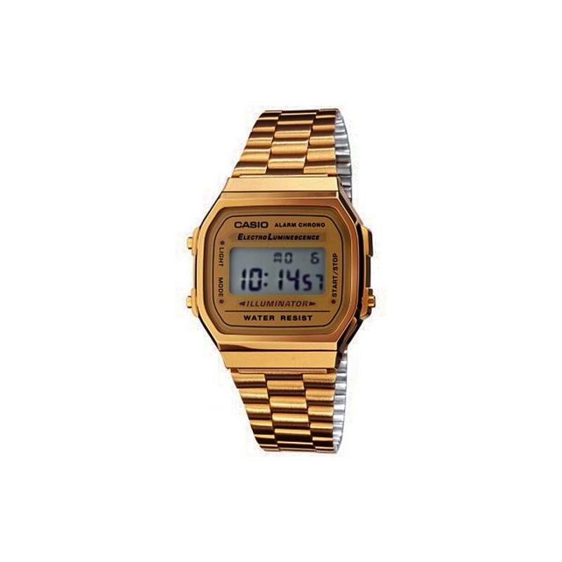 Casio Retro-Uhr – Gold, die elegante Unisex-Golduhr, die in den 90er Jahren für Aufsehen sorgte.