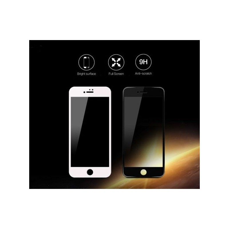 Tempered Glass Film - Iphone 8 - Full Screen, to protect the screen, it is made of tempered glass, 9x more resistant than common glass