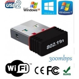 Mit dem kabellosen USB-WLAN-Adapter 300 Mbit/s können Sie einen Desktop- oder Laptop-Computer an ein WLAN-Netzwerk anschließen und auf Hochgeschwindigkeitsinternet zugreifen